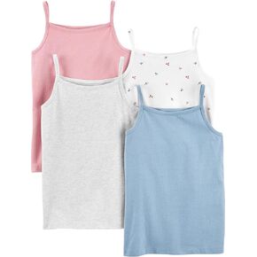 Simple Joys by Carter's Girls and Toddlers' Tank Tops, Pack of 4