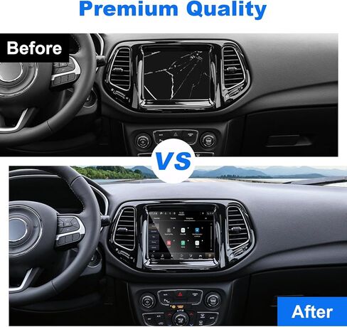 شاشة LBW احترافية جديدة مقاس 7 بوصات Jeep Uconnect LCD مع شاشة تعمل باللمس، شاشة LCD رقمية ملاحة راديو، مناسبة لسيارة Jeep Compass 2017-2020، استبدال # TDO-WXGA0700K00033-V2 / TDO-WXGA0700K00057-V1 in Kuwait