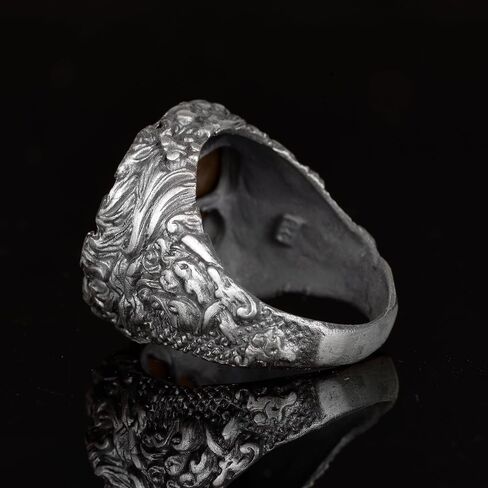 KAMBO Star of David Ring - 925 Sterling Silver Unisex Ring Featuring the Seal of the Prophet Solomon in Saudi Arabia