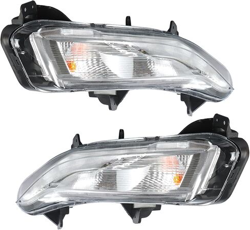 Left+Right Side Fog Lights Assembly Replacement for 2019 2020 Chevy Malibu Daytime Running Light Turn Signal Lights Driver & Passenger Side in Saudi Arabia
