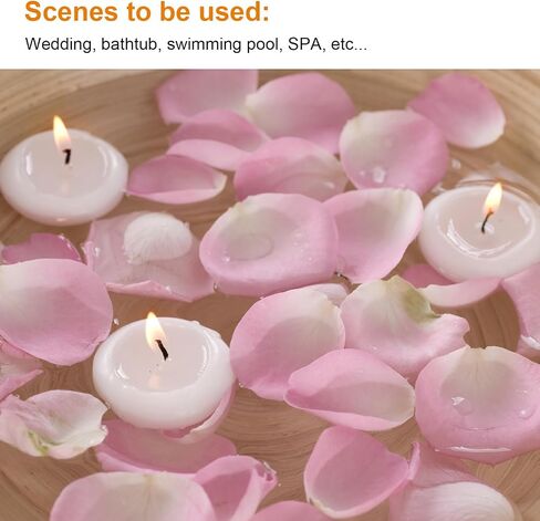 3 inch Floating Candles,12Pack White Dripless Wax Unscented Wax 13-15Hours Burning, Wedding Party Candles,for Centerpieces Suitable for Cylindrical Vases,Swimming Pool,Restaurant Decoration in Saudi Arabia