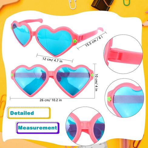 12 Pcs Jumbo Plastic Sunglasses Novelty Giant Sunglasses Clown Props Party Sunglasses for Adults Festival Holiday Swim Costume Cosplay Party Supplies, 4 Style in Saudi Arabia