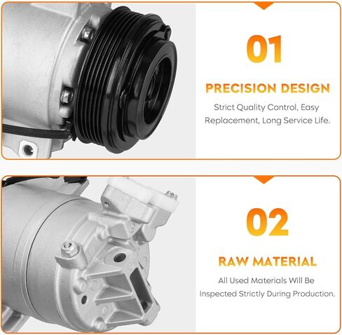 Air Conditioning Compressor with A/C Clutch for Chevy City Express 2.0L 2.0 2015-2018, Nissan NV200 2013-2021 in Saudi Arabia