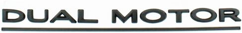 Dual Motor Underlined 3D Letter Emblems Refitting High-Performance Trunk Badge Compatible with Tesla Model X S 3 Y in Saudi Arabia