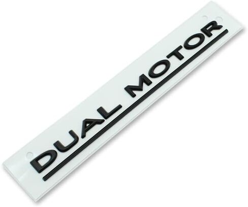 Dual Motor Underlined 3D Letter Emblems Refitting High-Performance Trunk Badge Compatible with Tesla Model X S 3 Y in Saudi Arabia