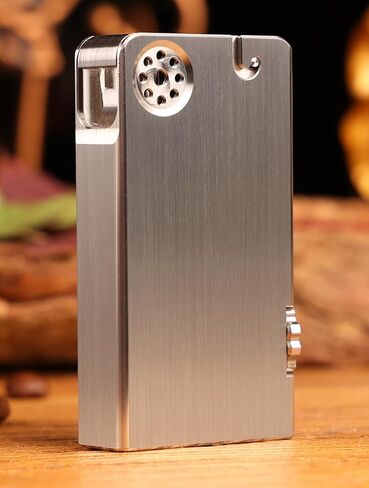 ولاعة كيروسين نصف أوتوماتيكية مصنوعة من الفولاذ المقاوم للصدأ بدرجة الطعام • ولاعة زيت لهب ناعم • ولاعة لهب مفتوح • تصميم خزان وقود احتياطي (إصدار ممتاز من الفولاذ المقاوم للصدأ) in Kuwait