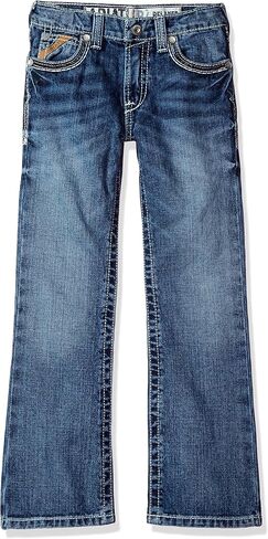 ARIAT Boys' Big B4 Relaxed Coltrane Boot Cut Jean in Saudi Arabia