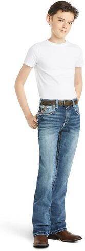 ARIAT Boys' Big B4 Relaxed Coltrane Boot Cut Jean in Saudi Arabia