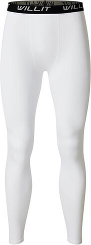 Willit Boys' Leggings Quick Dry Youth Compression Pants Basketball Sports Tights Kids Base Layer in Kuwait