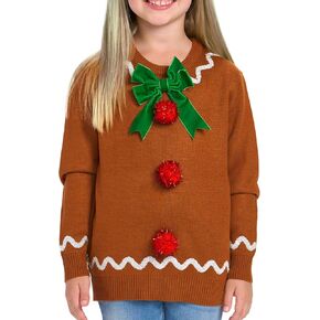 Tipsy Elves Christmas Sweaters for Children - Cute and Tacky Boys and Girls Kid's Holiday Pullovers in Kuwait