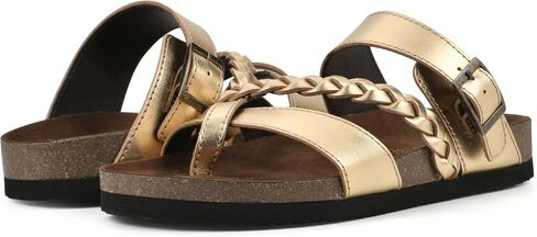 White Mountain Women's Hazy Braided Footbed Sandal in Kuwait