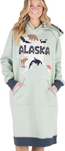 Lazy One Oversized Hoodie Sweatshirt, Comfortable Sleepwear in Kuwait