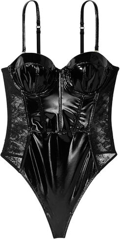 Victoria's Secret Patent Leather Teddy, Women's Lingerie (XS-XXL) in Saudi Arabia