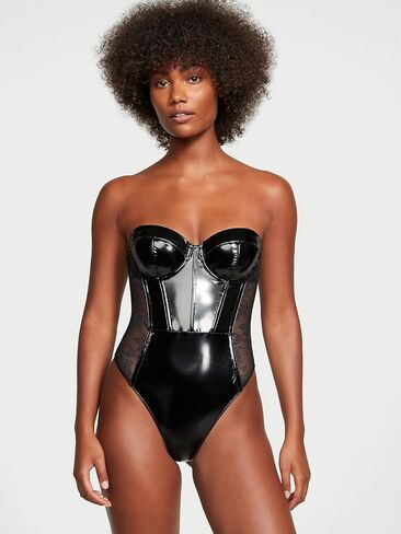 Victoria's Secret Patent Leather Teddy, Women's Lingerie (XS-XXL) in Saudi Arabia