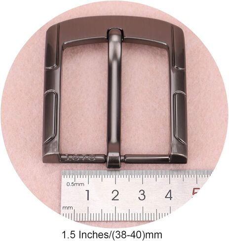 McFanBe 1.5 Inches (38-40 mm) Belt Buckle Single Prong Square Replacement Buckle for Men Women Belt in Kuwait