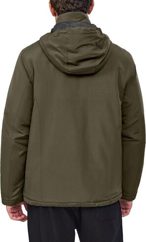Little Donkey Andy Men's Lightweight Winter Jacket Hooded Windproof Warm Insulated Jacket for Ski Hiking in Kuwait