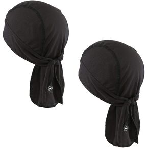 Tough Headwear Cooling Helmet Liner - Do Rag Skull Caps for Men - Hard Hat Liner Sweat Cap - Cycling Cap - Pirate Bandana