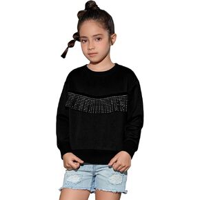 سترة بقلنسوة جديدة للفتيات من Perfashion للأطفال من عمر 4 إلى 13 سنة