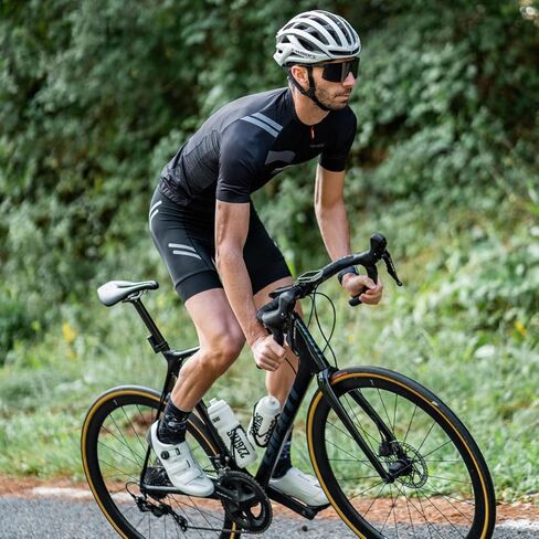 Santic الرجال الدراجات جيرسي السراويل كم قمم برو الطريق دراجة دراجة قميص كامل البريدي UPF 50 + MTB جيرسي مع جيوب in Kuwait