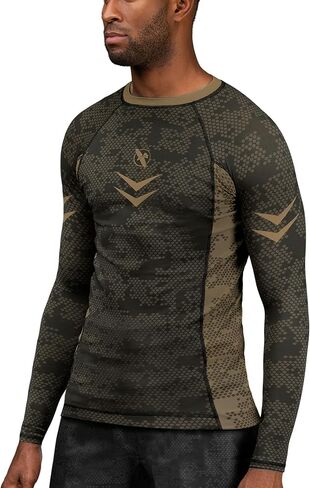 Hayabusa Ranked BJJ Rash Guard for Men Long Sleeve in Kuwait