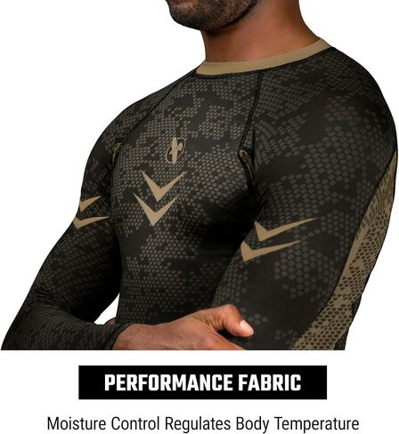 Hayabusa Ranked BJJ Rash Guard for Men Long Sleeve in Kuwait