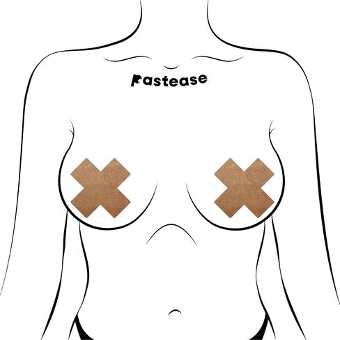 PASTEASE X Pasties - Nipple Covers for Festivals, Raves, & Lingerie | Halloween Accessory | Latex Free & Made in USA in Saudi Arabia