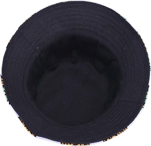 Joylife Banana Print Bucket Hat Fruit Pattern Fisherman Hats Summer Reversible Packable Cap in Kuwait