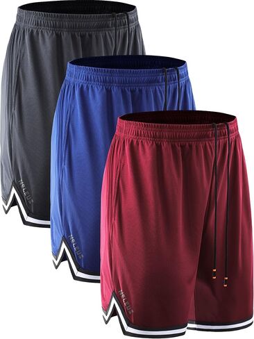 NELEUS Men's 7 inch Lightweight Workout Running Shorts with Pockets in Kuwait