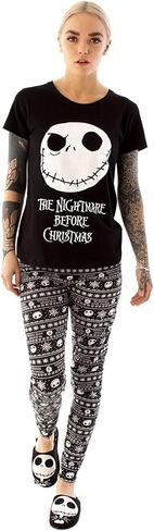 Disney Nightmare Before Christmas Pyjamas Womens Skellington PJ Top Trousers in Saudi Arabia