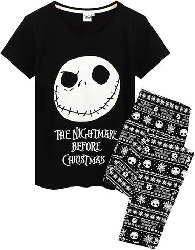 Disney Nightmare Before Christmas Pyjamas Womens Skellington PJ Top Trousers in Saudi Arabia