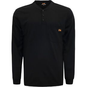 KONRECO FR Shirts for Summer Flame Resistant Shirt 5.5oz Light Weight&7oz CAT2 Henley Shirts
