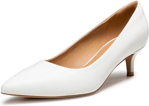 Heel The World Women's Pumps with 2" Kitten Heels - Comfortable Dress Shoes for Weddings and Parties or Office in Saudi Arabia