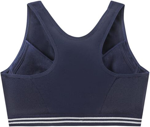 حمالة صدر رياضية للفتيات المراهقات بدون خياطة مصنوعة من القطن بظهر متسابق للجري in Kuwait