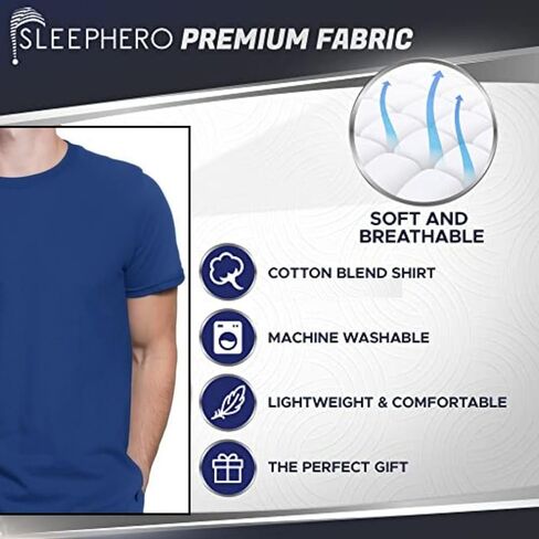 SLEEPHERO Men's Pajama Set Pajamas for Men 2 Piece Short Sleeve Mens Sleepwear Set with Henley Top and Pants in Kuwait