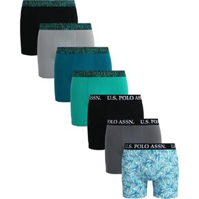 U.S. Polo Assn. Men's Underwear - Ultra Soft Boxer Briefs with Comfort Pouch (7 Pack) in Kuwait