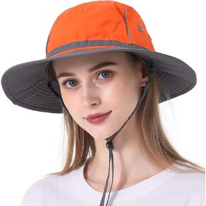 Outdoor Sun Hat Bucket Hats for Women Sun Protection Mesh Cap Quick-Dry UPF 50+