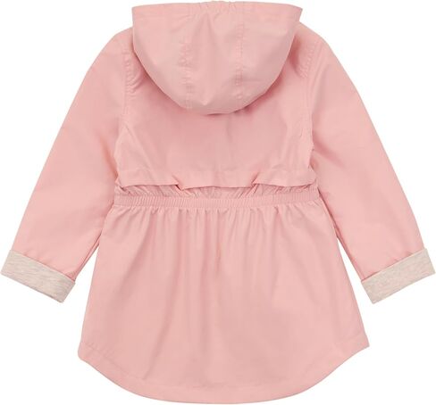 Rokka&Rolla Girls' Hooded Rain Jacket Lightweight Windbreaker Dress Trench Coat in Kuwait