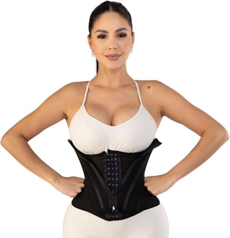 Silueta Perfecta Waist Trainer for Women-Faja Colombian Girdle Hourglass -Corset Double Compression extreme waistband. in Kuwait