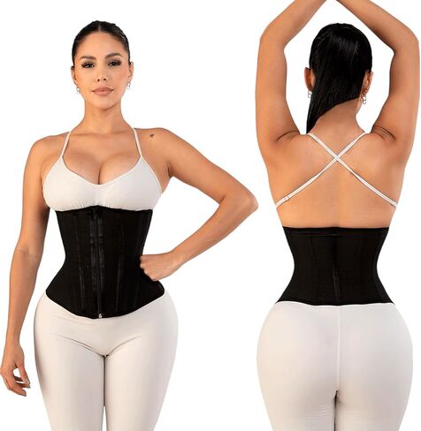 Silueta Perfecta Waist Trainer for Women-Faja Colombian Girdle Hourglass -Corset Double Compression extreme waistband. in Kuwait