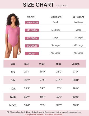 POSHDIVAH المرأة الأمومة ارتداءها مغرفة الرقبة قصيرة الأكمام تي شيرت قمم بذلة لينة الحمل ملابس داخلية رومبير in Kuwait