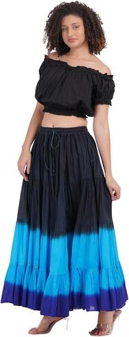Wevez Women's Belly Dance Cotton 12 Yard Skirt in Kuwait