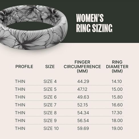 Groove Life Aspire Silicone Ring Breathable Rubber Wedding Rings for Women, Lifetime Coverage, Unique Design, Comfort Fit Ring in Kuwait