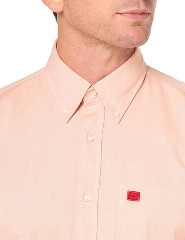 HUGO Men's Slim Fit Long Sleeve Oxford Button Down Shirt in Kuwait
