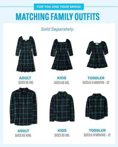 The Children's Place Baby-Boys and Toddler Long Sleeve Plaid Flannel Button Up Shirt in Saudi Arabia