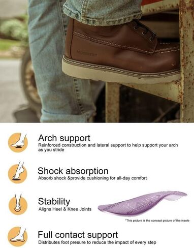 ROCKROOSTER Trinidad Telluride - حذاء عمل بكعب عريض للرجال من الصلب VAP2305 in Kuwait