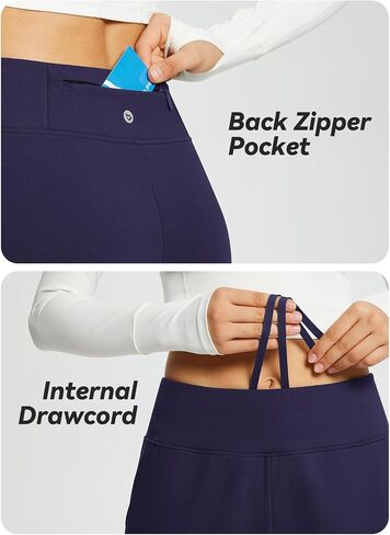 BALEAF المرأة صوف مبطن الركض مقاومة للماء الحرارية سراويل للتسلق Sweatpants السراويل الترنك ملابس الشتاء تشغيل والعتاد in Saudi Arabia