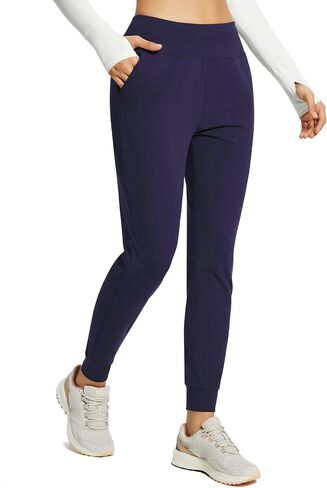 BALEAF المرأة صوف مبطن الركض مقاومة للماء الحرارية سراويل للتسلق Sweatpants السراويل الترنك ملابس الشتاء تشغيل والعتاد in Saudi Arabia