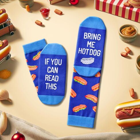 جوارب sockfun للجنسين المضحكة من فيلم تاكو هوت دوج، هدايا جديدة لفيلم تاكو هوت دوج للرجال والنساء، جوارب مقولة مضحكة in Kuwait