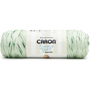 Caron Simply Soft Speckle Yarn-White Sage 294961-61017