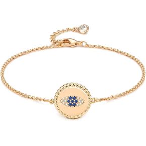 LOYATA Gold Bracelet Gold 14K Gold Filled Dainty Chain Simple Jewelry Gift for Women